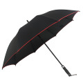 Large Size Automatic Open Comfortable EVA Handle Fold Golf Umbrella Logo Prints